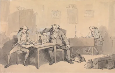 Rowlandson et Wigstead en tournée